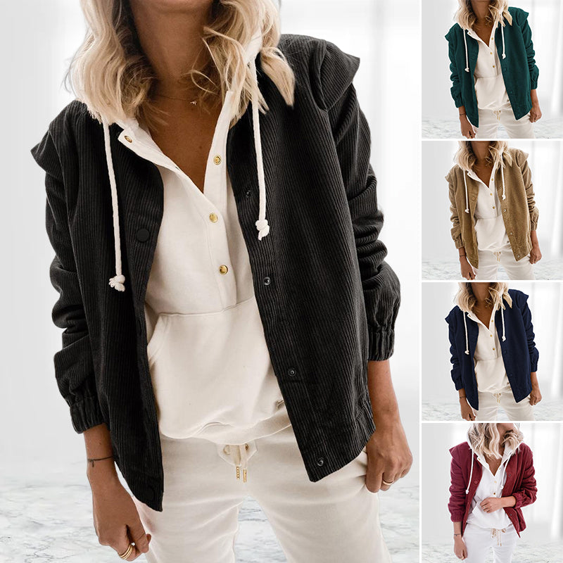 Lapel Corduroy Jacket