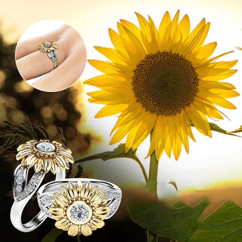 Sunshine Sunflower Ring