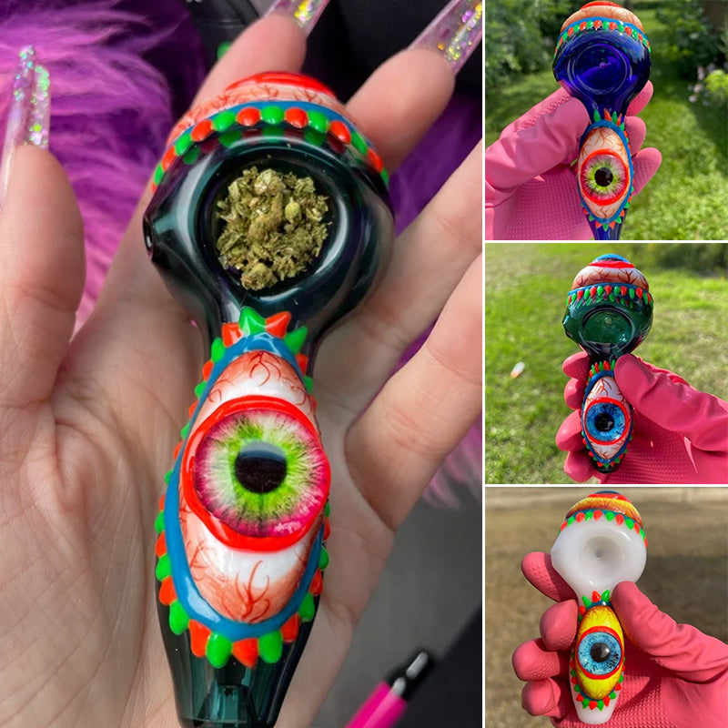 Tobacco Pipe of Eyeball Shape