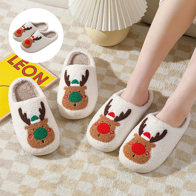 Reindeer Cozy Home Slippers
