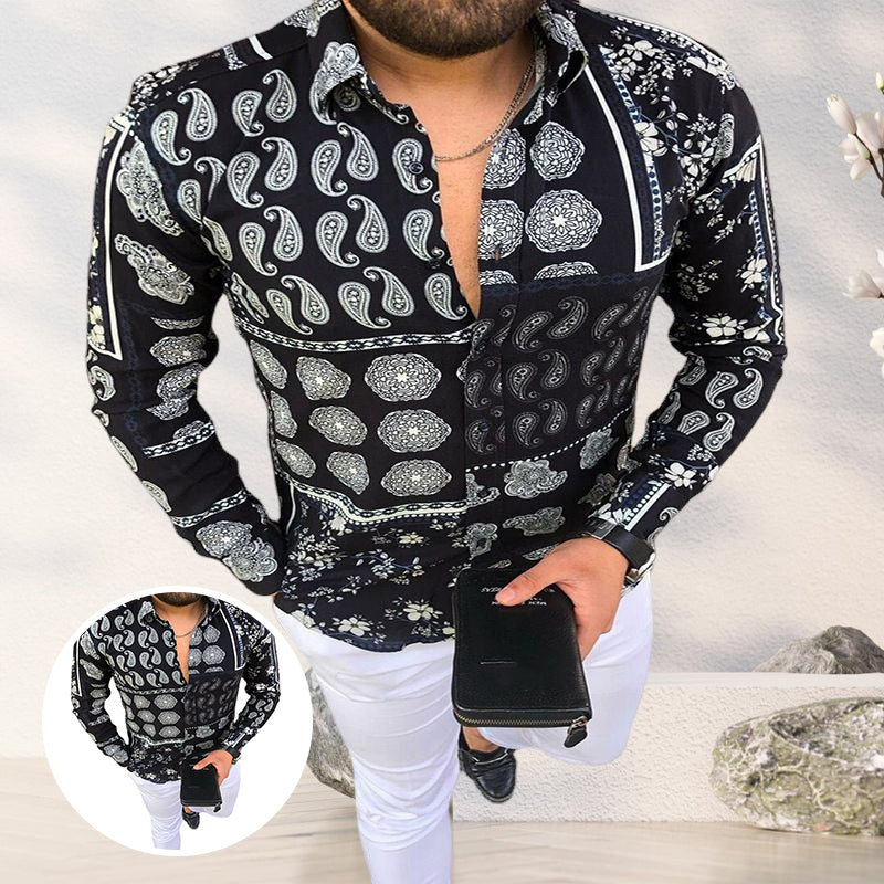 Cashew Print Men's Shirt