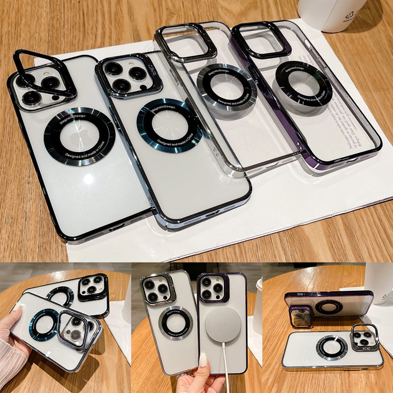 Magnetic iPhone Case with Lens Holder