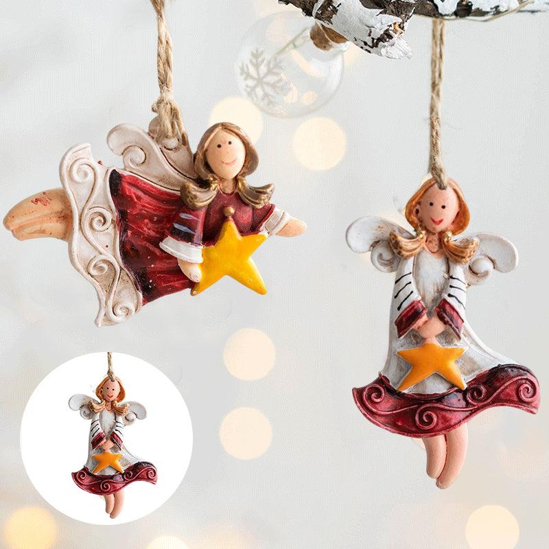 Vintage Angel Resin Pendant