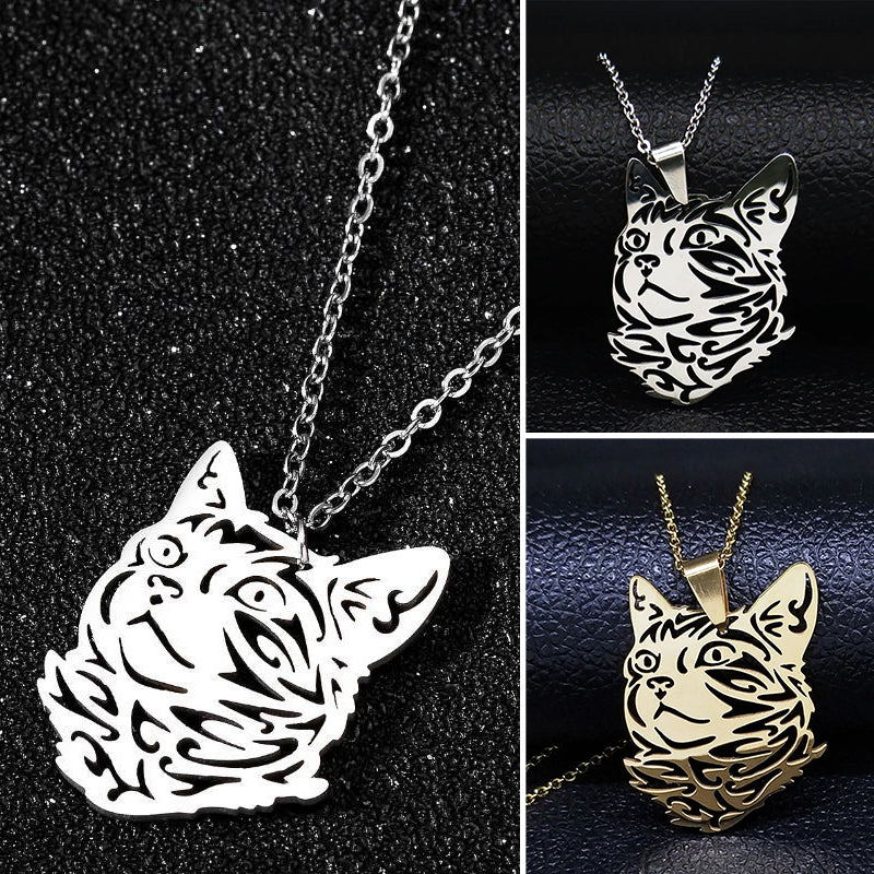 Cat Face Necklace
