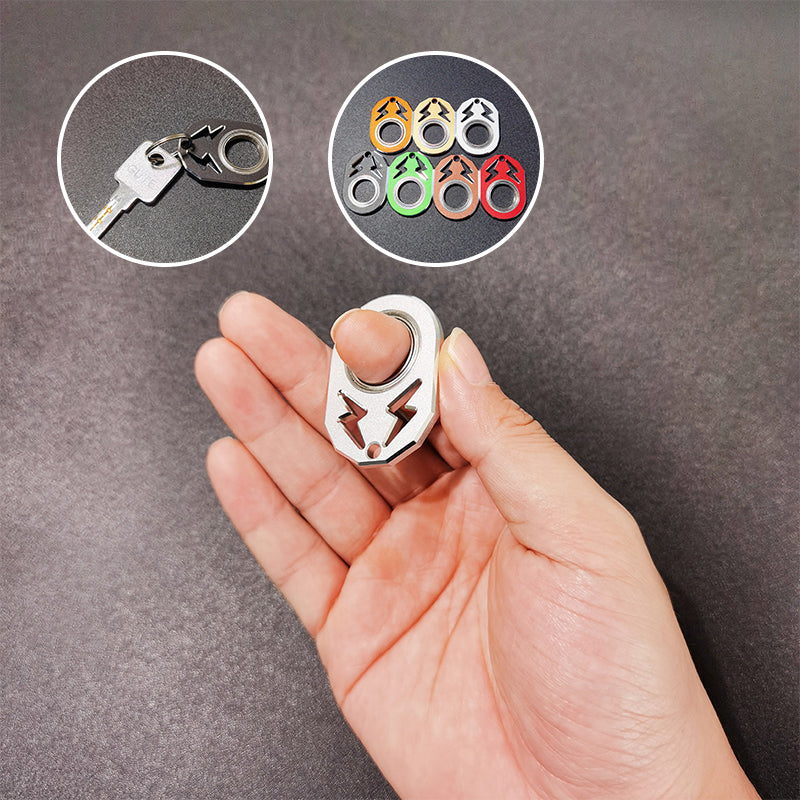 Lightning Spin Keychain