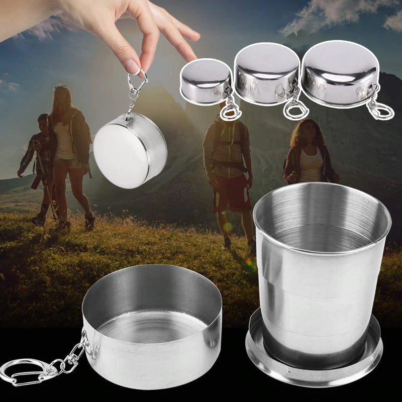 Stainless Steel Folding Cups