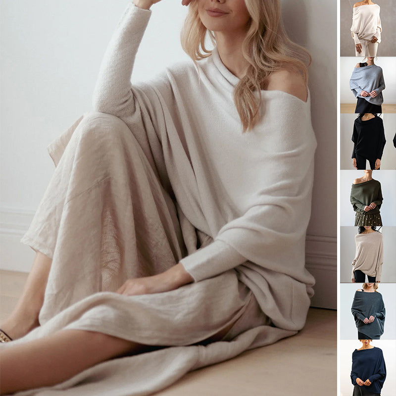 Asymmetric Draped Sweater
