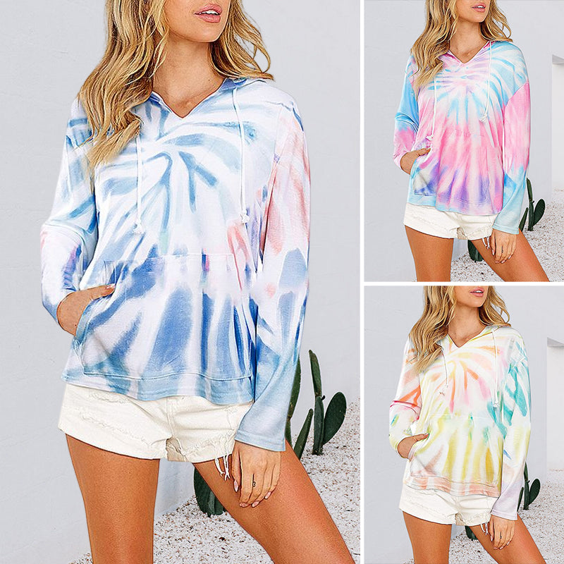 Tie-dye Print Sweatshirt