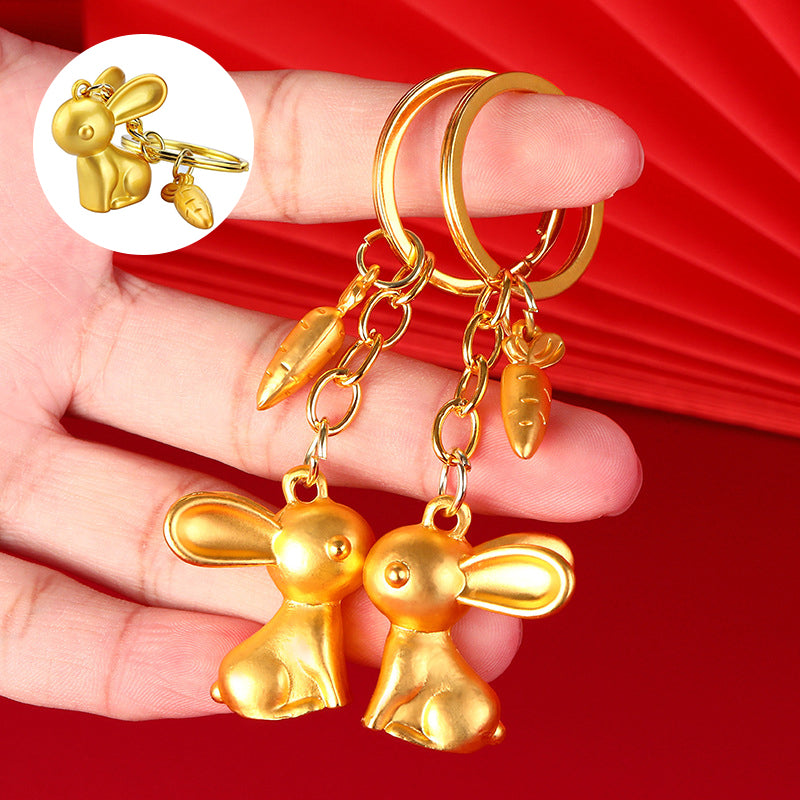Carrot Rabbit Keychain