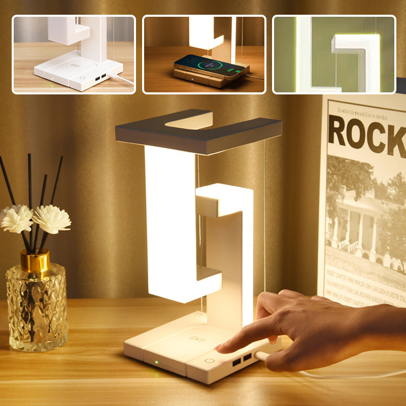 The Floating Wireless Charging Lamp