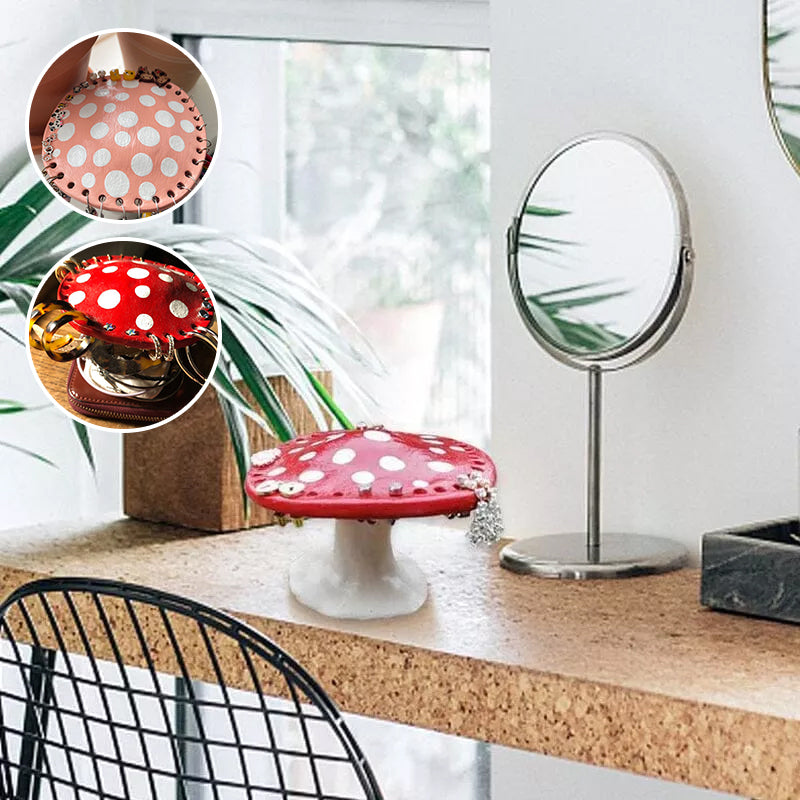 Cute Mushroom Earring Holder