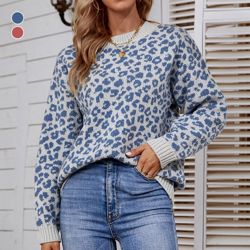 Pullover Leopard Sweater