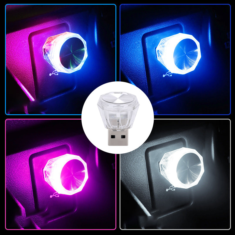 Car USB Color Ambience Light