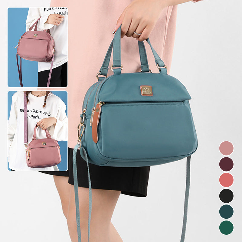 Waterproof Nylon Multi-Layer Shoulder Bag