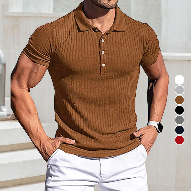 Men's Solid Color Golf Shirt