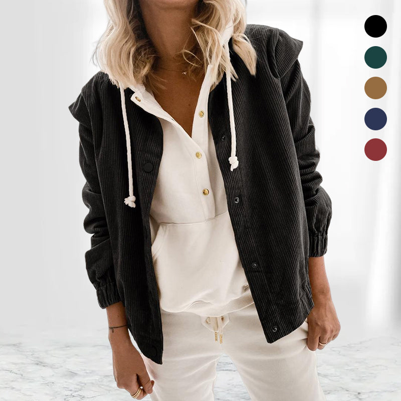 Lapel Corduroy Jacket