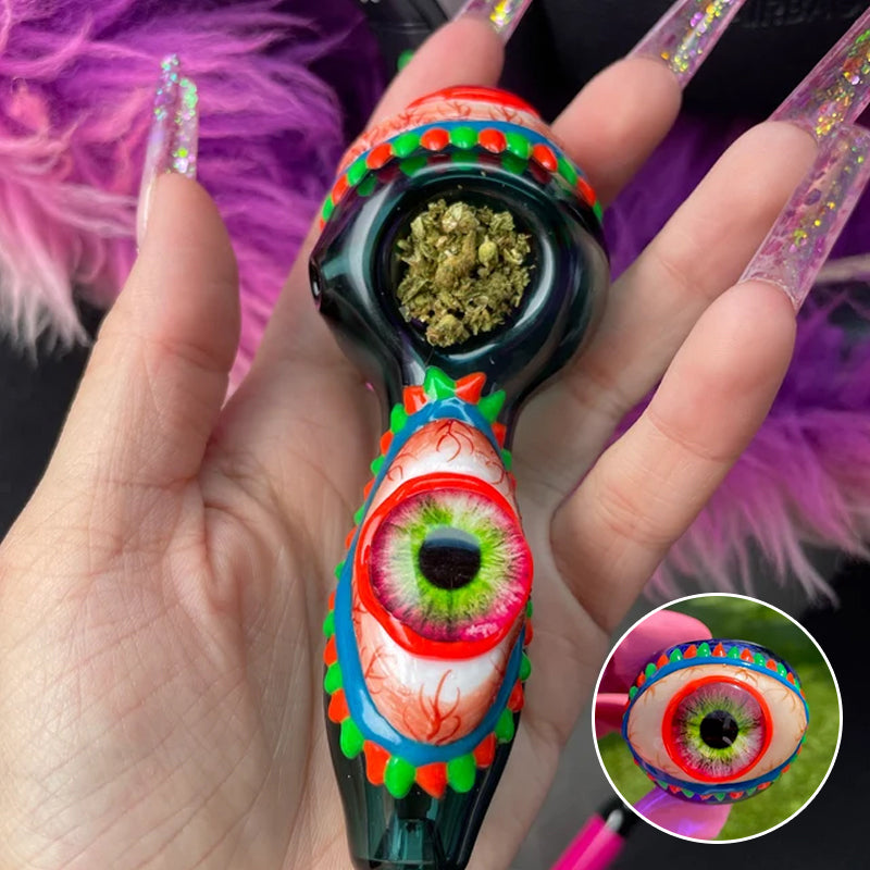 Tobacco Pipe of Eyeball Shape