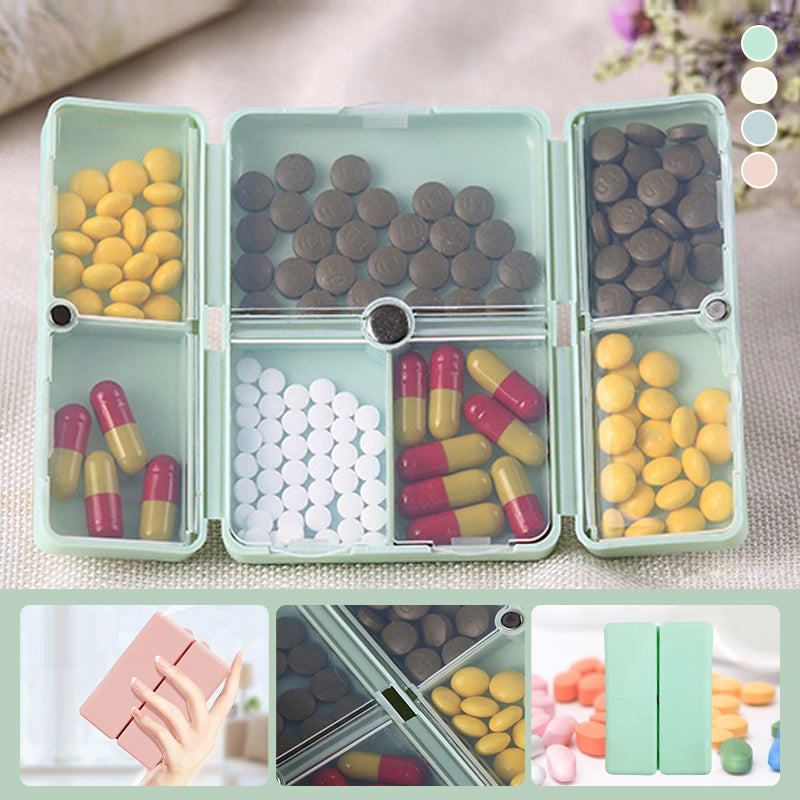 7 Compartments Portable Pill Case