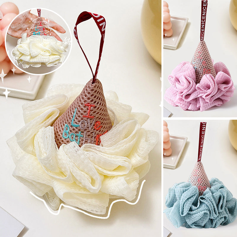 Bath Ball Cute Ice Cream Scrub Towel