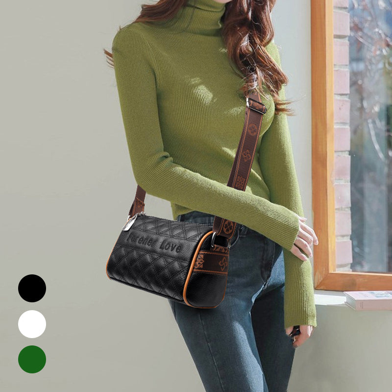 Lingge Cowhide Pillow Bag