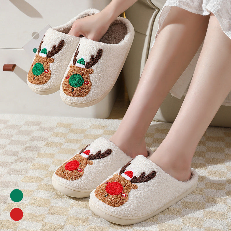 Reindeer Cozy Home Slippers