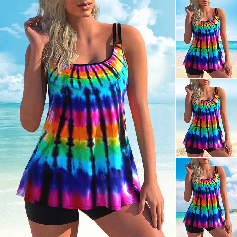 Printed Ladies Plus Size Swimsuit