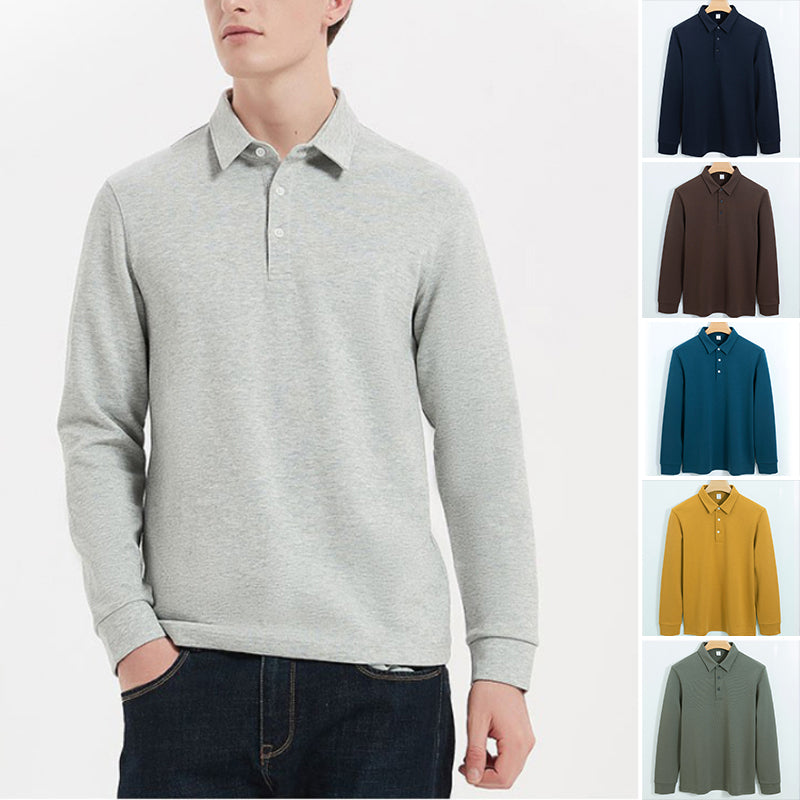 Men's Long Sleeve Polo Shirts