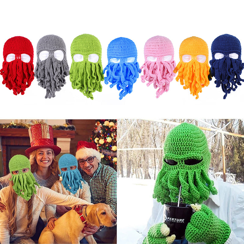 Handmade Woolen Octopus Hat