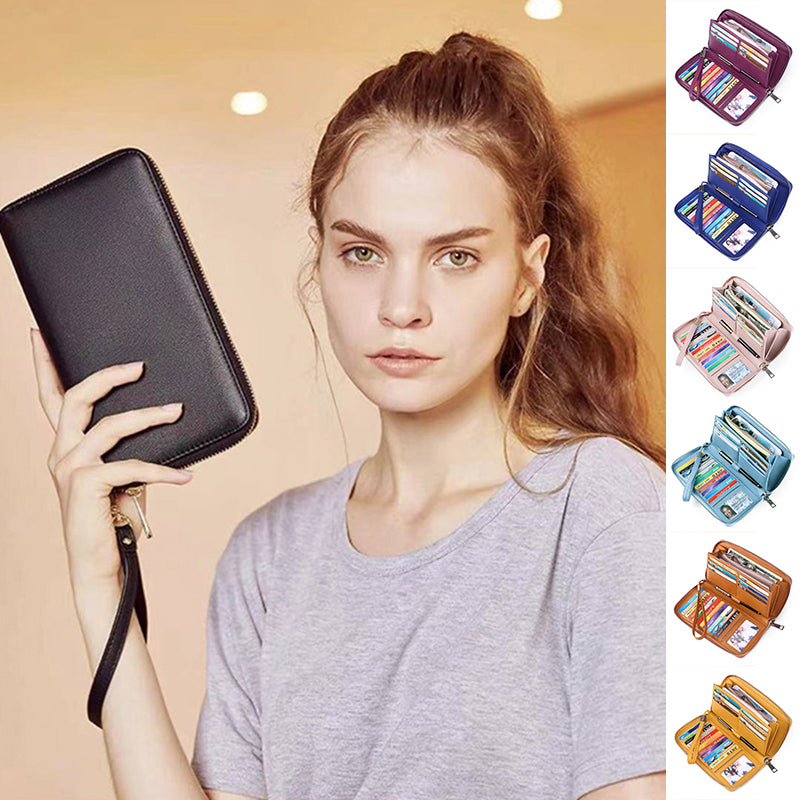 Large Capacity RFID Blocking Wallet
