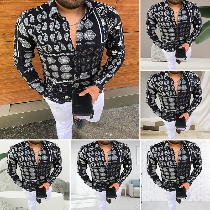 Cashew Print Men's Shirt