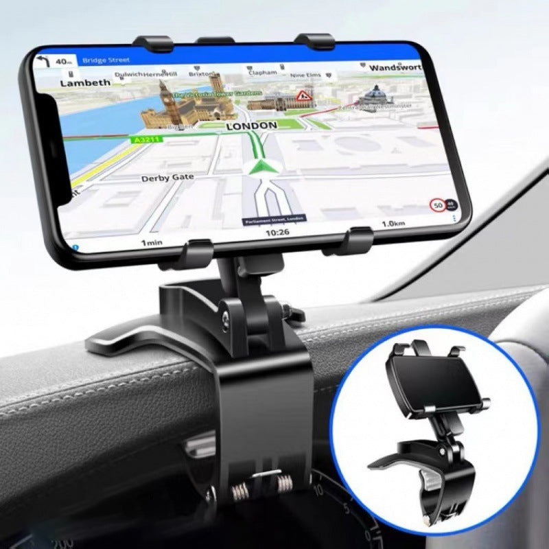 Car Rotating Dashboard Clip Cell Phone Holder