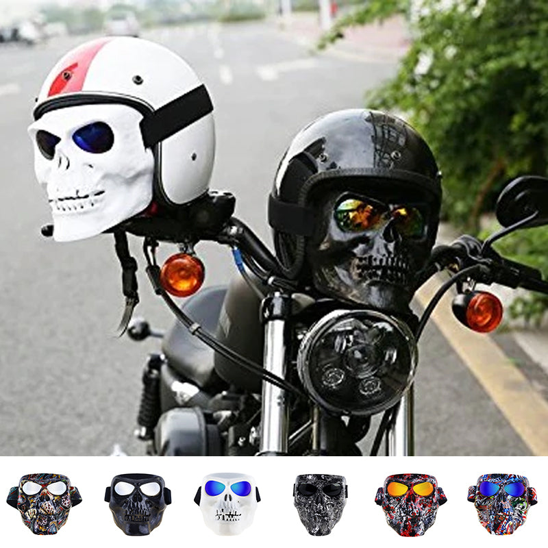 Skull Dustproof Motorcycle Goggles Mask