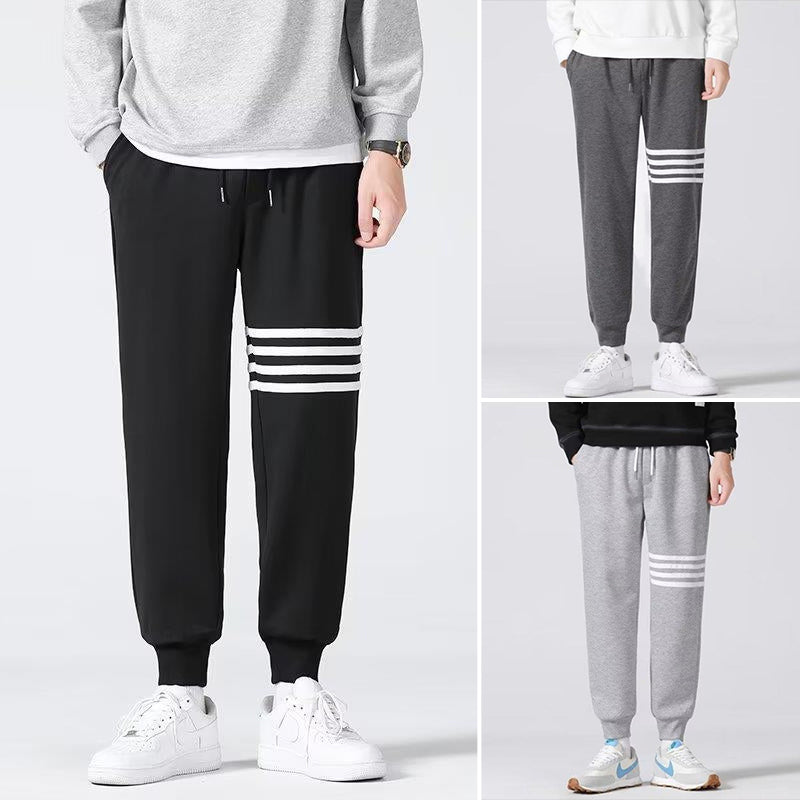 Striped Harem Track Pants