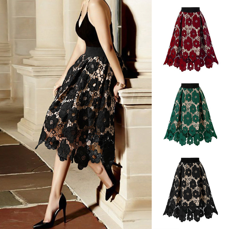 European Style Lace Skirt