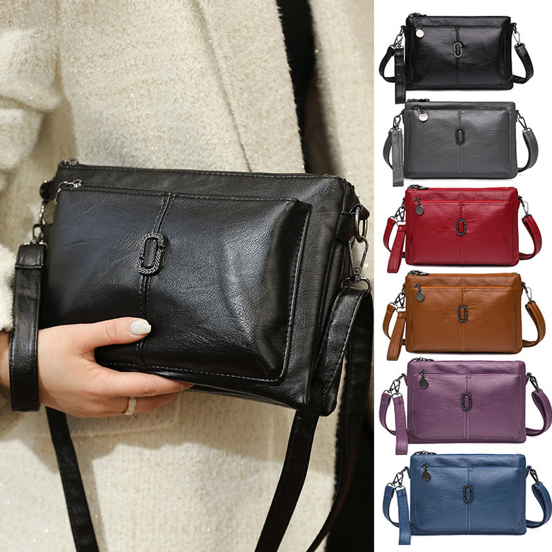 Multilayer PU Soft Leather Small Bag