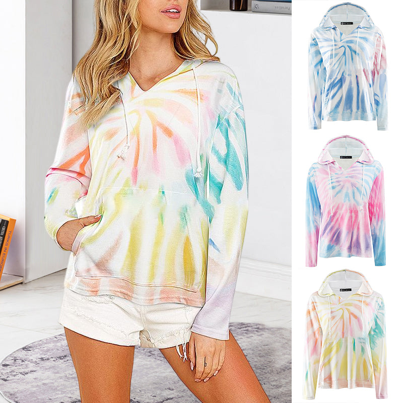 Tie-dye Print Sweatshirt