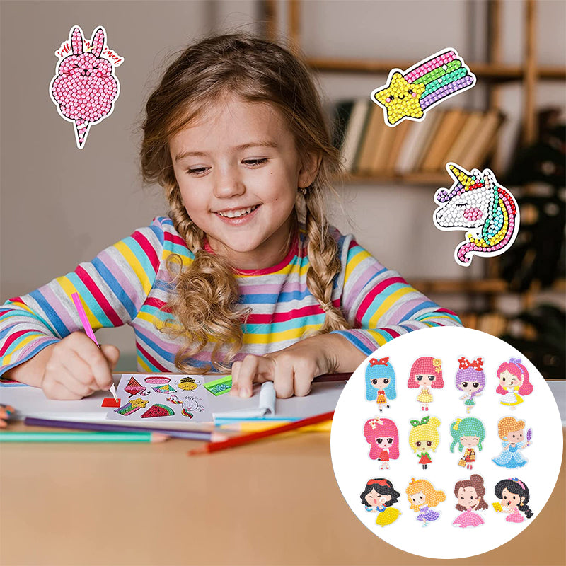 DIY Children's FreeSstick Cartoon Diamond Painting