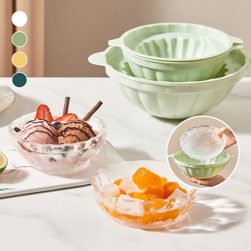 HOMEMADE ICE BOWL CONTAINERS MOLD
