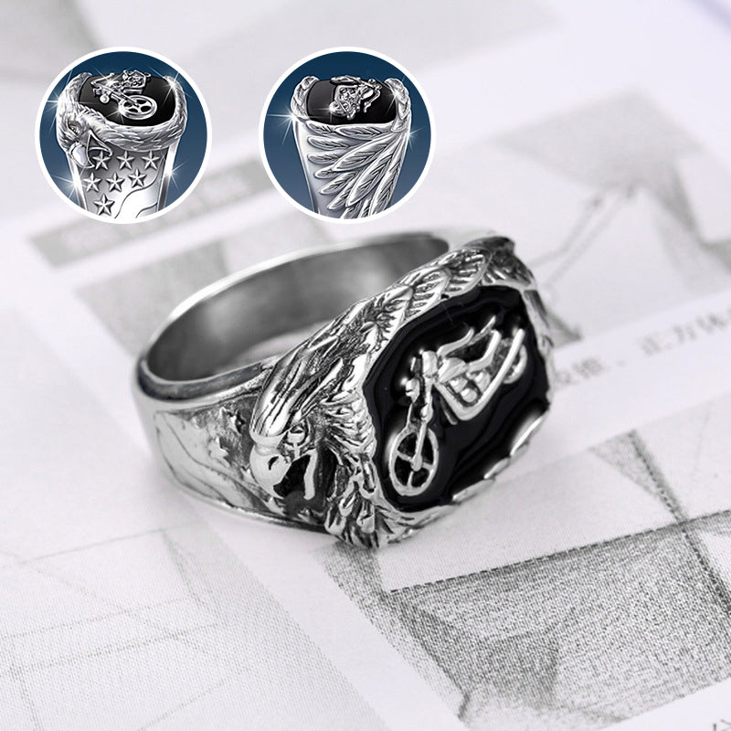 Men's Motorcycle Ring