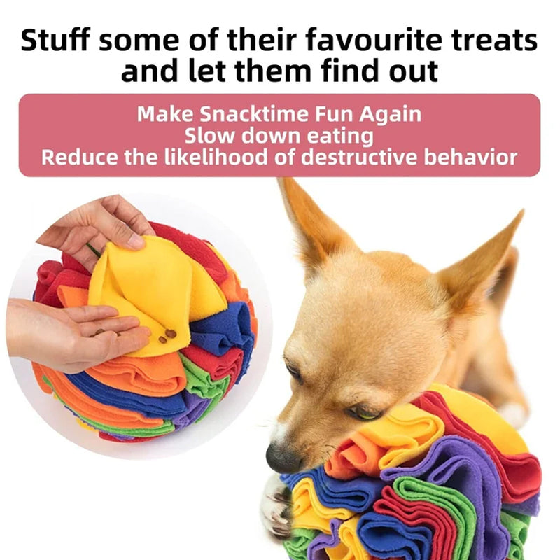 Foldable Dog Snuff Ball Dog Training Toy