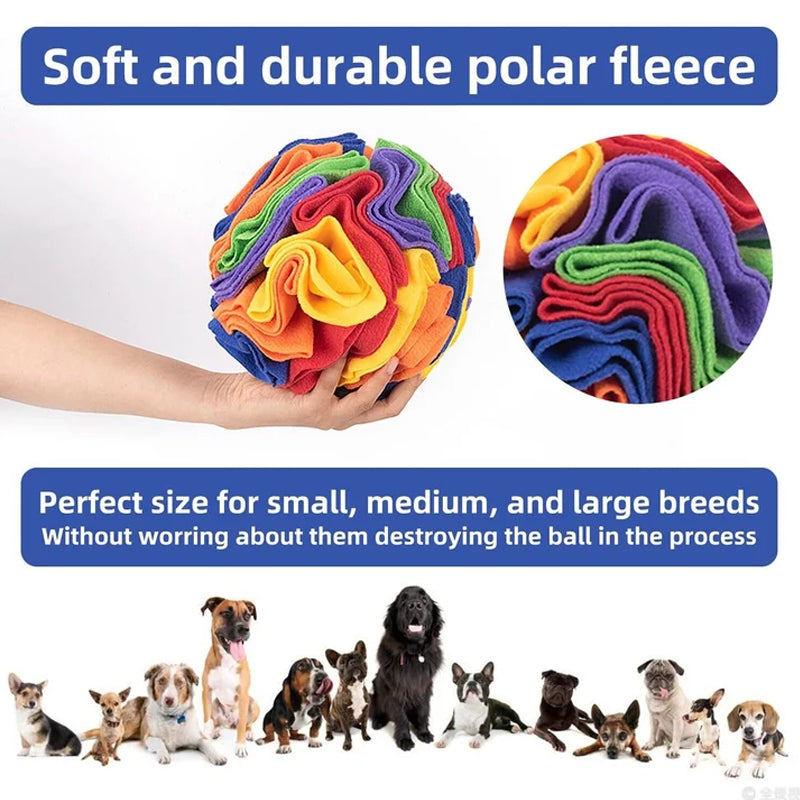 Foldable Dog Snuff Ball Dog Training Toy