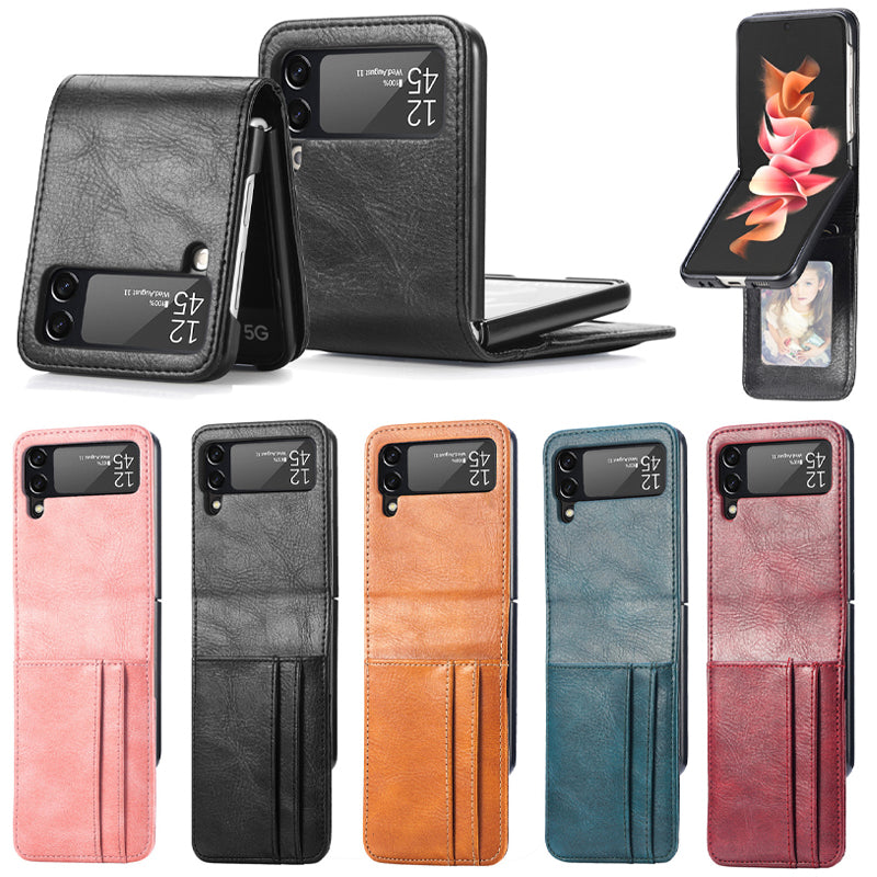 Folding Multi-card Leather Phone Case