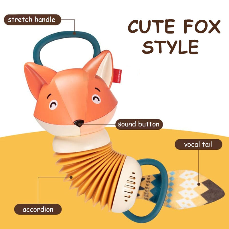 Fox Style Accordion Toy