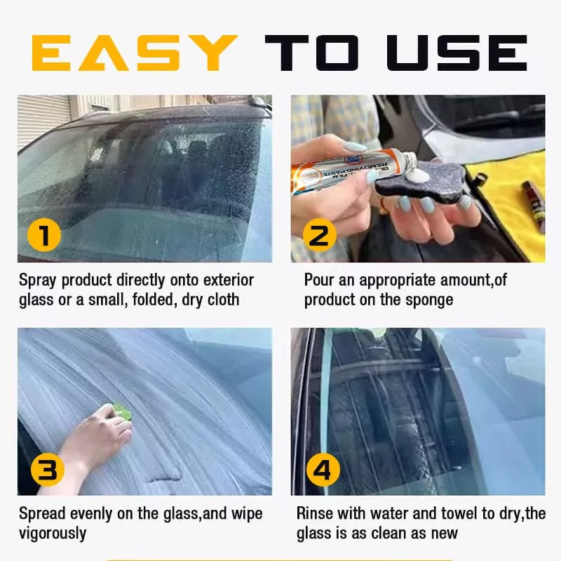 Glass Oil Film Removing Paste