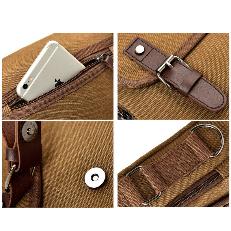 Men's Canvas Shoulder Bag