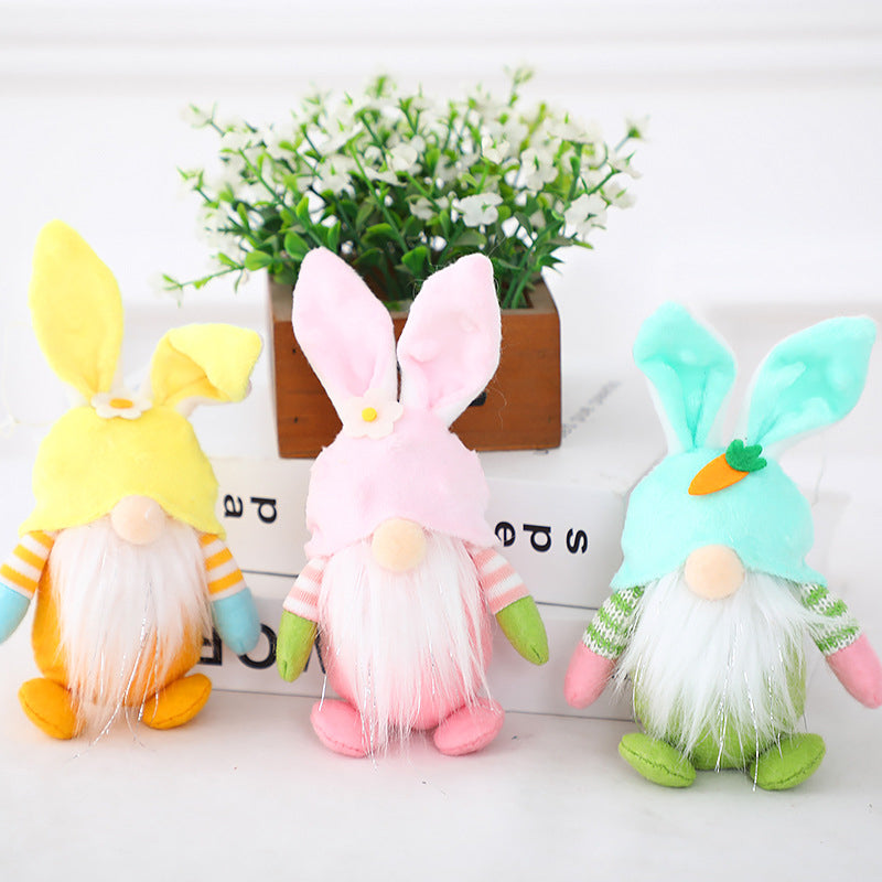 Handmade Easter Bunny Doll Ornament
