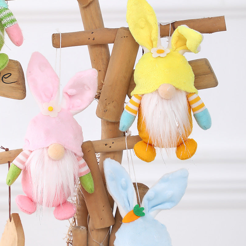 Handmade Easter Bunny Doll Ornament