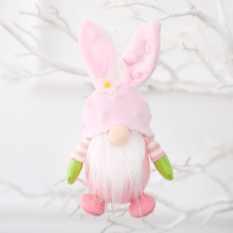 Handmade Easter Bunny Doll Ornament