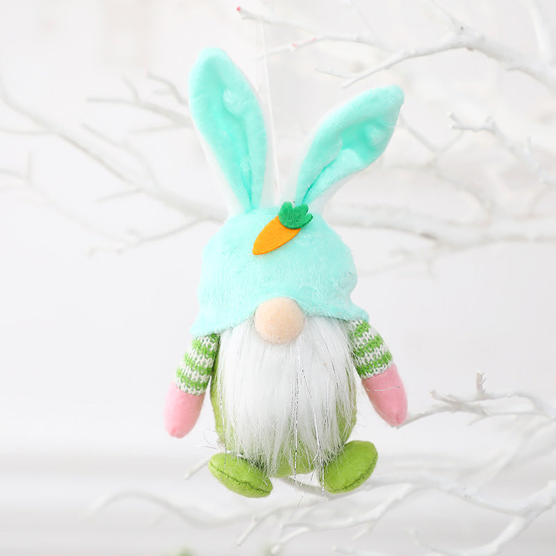 Handmade Easter Bunny Doll Ornament