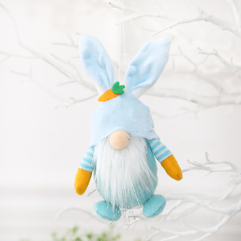 Handmade Easter Bunny Doll Ornament